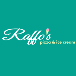 Raffo's Pizza & Ice Cream logo.